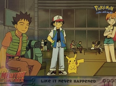 40 Like It Never Happened Topps Pokémon The First Movie silver foil