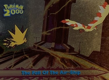 40 The Fail Of The Air-Ship Topps Pokémon The Movie 2000 silver foil
