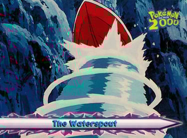 42 The Waterspout Topps Pokémon The Movie 2000