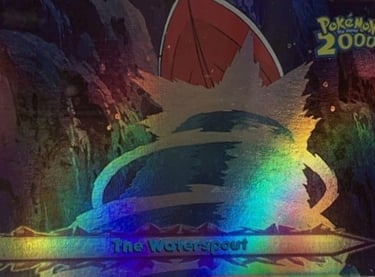 42 The Waterspout Topps Pokémon The Movie 2000 rainbow foil