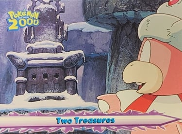 43 Two Treasures Topps Pokémon The Movie 2000