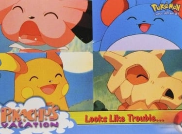 44 Looks Like Trouble... Topps Pokémon The First Movie