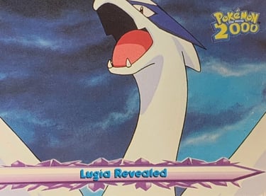 44 Lugia Revealed Topps Pokémon The Movie 2000
