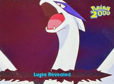 44 Lugia Revealed Topps Pokémon The Movie 2000 silver foil
