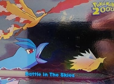 45 Battle in The Skies Topps Pokémon The Movie 2000 silver foil