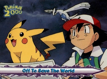 48 Off To Save The World Topps Pokémon The Movie 2000