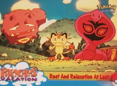 49 Rest And Relaxation At Last Topps Pokémon The First Movie