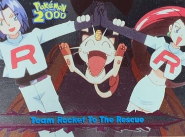 50 Team Rocket To The Rescue Topps Pokémon The Movie 2000 silver foil