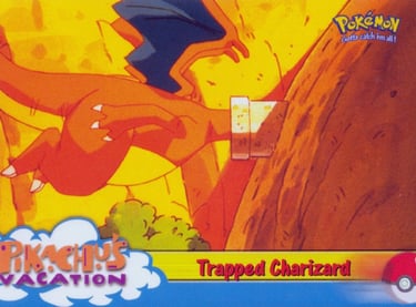 51 Trapped Charizard Topps Pokémon The First Movie