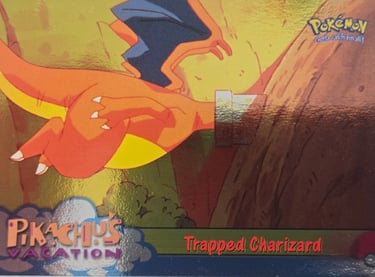 51 Trapped Charizard Topps Pokémon The First Movie silver foil