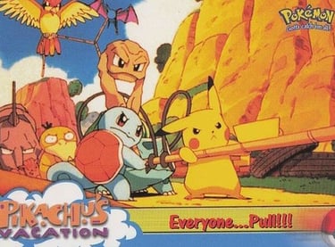 52 Everyone... Pull!!! Topps Pokémon The First Movie