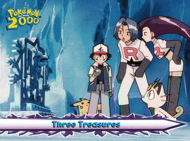 52 Three Treasures Topps Pokémon The Movie 2000