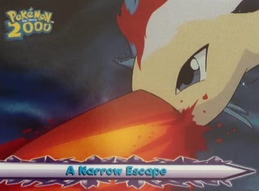 53 A Narrow Escape Topps Pokémon The Movie 2000