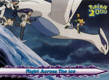 54 Fligth Across The Ice Topps Pokémon The Movie 2000