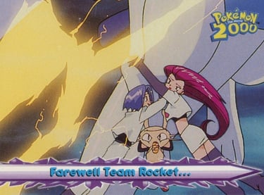 55 Farewell Team Rocket... Topps Pokémon The Movie 2000