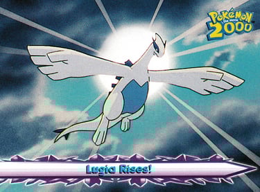 64 Lugia Rises! Topps Pokémon The Movie 2000