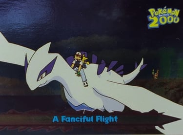 65 A Fanciful Fligth Topps Pokémon The Movie 2000 silver foil