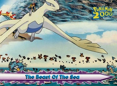 66 The Beast Of The Sea Topps Pokémon The Movie 2000