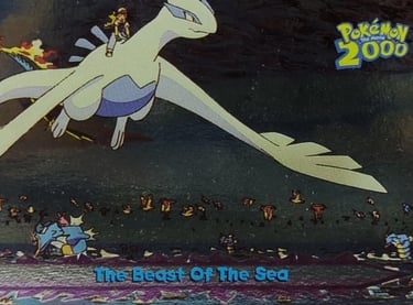 66 The Beast Of The Sea Topps Pokémon The Movie 2000 silver foil