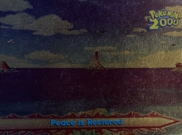 67 Peace Is Restored Topps Pokémon The Movie 2000 silver foil
