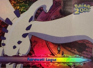 68 Farewell Lugia Topps Pokémon The Movie 2000 rainbow foil