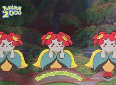 7 The Underground Symphony Topps Pokémon The Movie 2000 silver foil