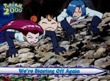 71 We're Blasting Off Again Topps Pokémon The Movie 2000