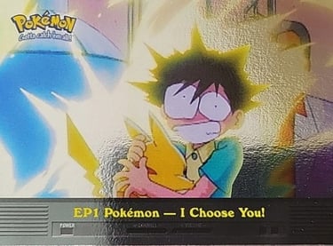 EP1 Pokémon - I Choose You! Topps Pokémon series 2 US silver foil