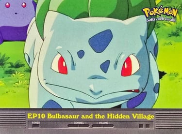 EP10 Bulbasaur and the Hidden Village Topps Pokémon series 2 US