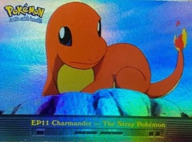 EP11 Charmander - The Stray Pokémon Topps Pokémon series 2 US rainbow foil