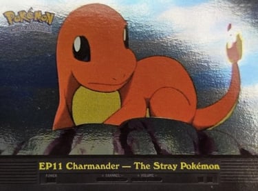 EP11 Charmander - The Stray Pokémon Topps Pokémon series 2 US silver foil