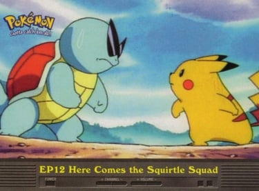 EP12 Here Comes the Squirtle Squad Topps Pokémon series 2 US