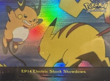 EP14 Electric Shock Showdown Topps Pokémon series 2 US rainbow foil