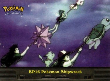 EP16 Pokémon Shipwreck Topps Pokémon series 2 US