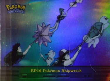 EP16 Pokémon Shipwreck Topps Pokémon series 2 US rainbow foil