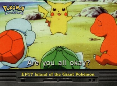 EP17 Island of the Giant Pokémon Topps Pokémon series 2 US
