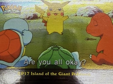 EP17 Island of the Giant Pokémon Topps Pokémon series 2 US silver foil
