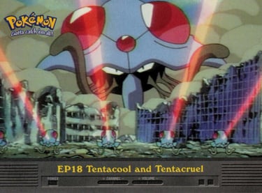 EP18 Tentacool and Tentacruel Topps Pokémon series 2 US
