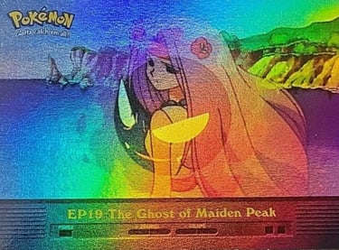 EP19 The Ghost of Maiden Peak Topps Pokémon series 2 US rainbow foil