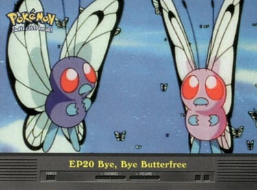 EP20 Bye, Bye, Butterfree Topps Pokémon series 2 US