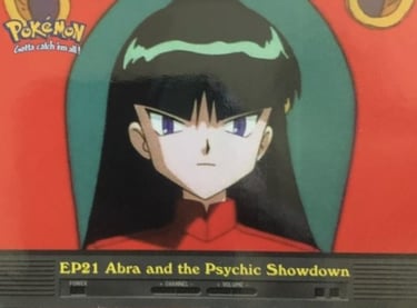 EP21 Abra and the Psychic Showdown Topps Pokémon series 2 US