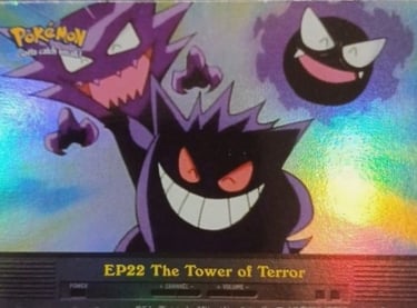 EP22 The Tower of Terror Topps Pokémon series 2 US rainbow foil