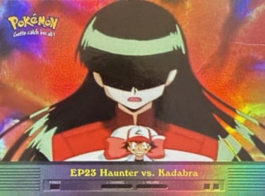 EP23 Haunter vs Kadabra Topps Pokémon series 2 US rainbow foil
