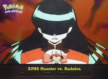 EP23 Haunter vs Kadabra Topps Pokémon series 2 US silver foil