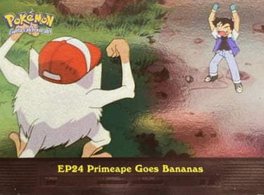 EP24 Preimeape Goes Bananas Topps Pokémon series 2 US silver foil