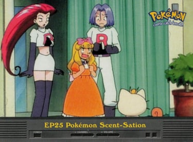 EP25 Pokémon Scent-Satoin Topps Pokémon series 2 US