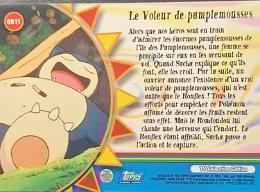 OR11 Le Voleur de pamplemousse topps série 2