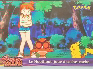 Snaps10 Le hoothoot joue à chache-cache topps série 3 Jotho