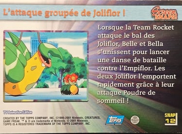 Snaps12 L'attaque groupée de Joliflor ! topps série 3 Jotho