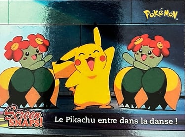 Snaps13 Le Pikachu entre dans la danse ! topps série 3 foil Jotho